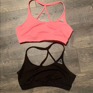 2 Reebok sports bras, Size Medium